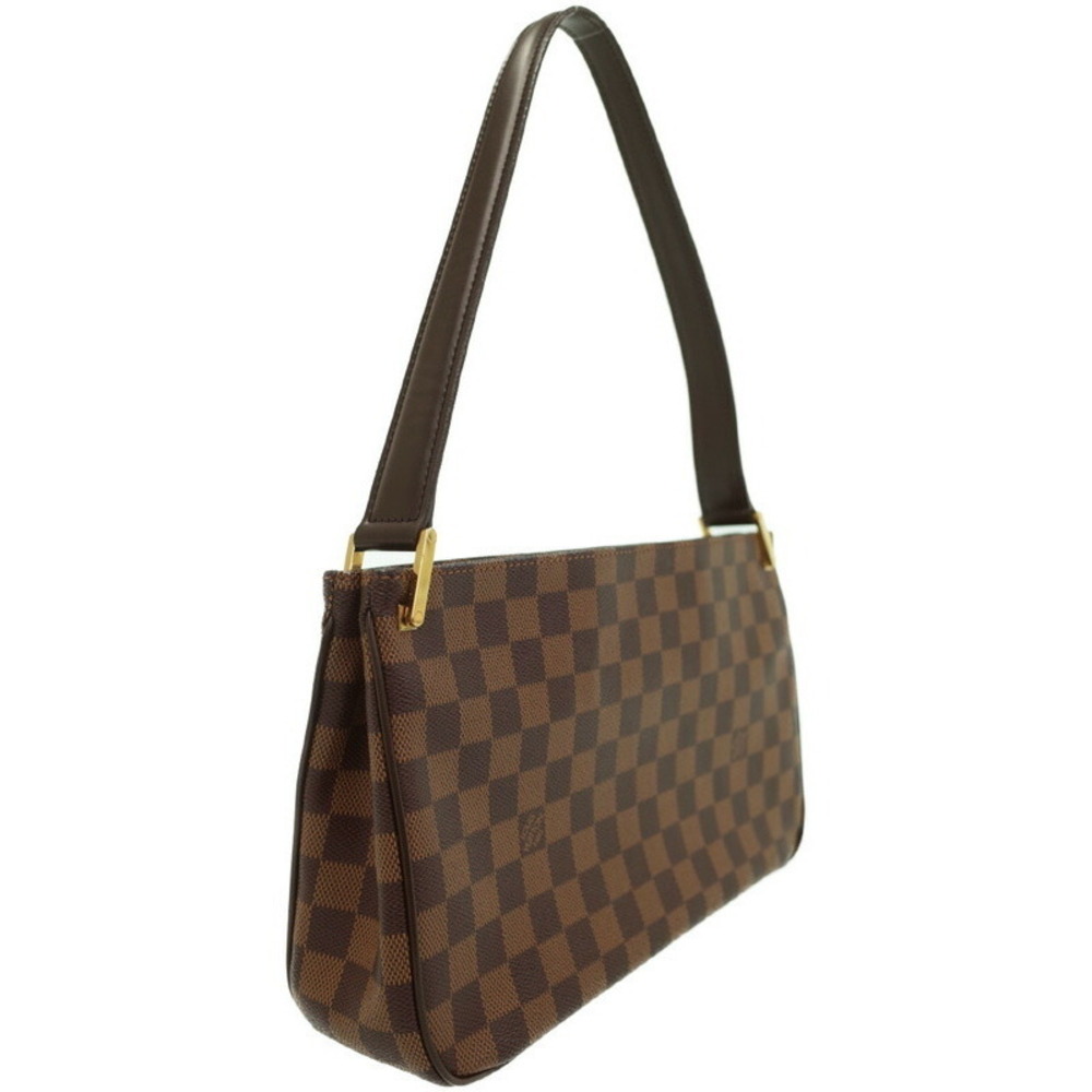 Louis Vuitton Brown Ebene Aubagne Damier Shoulder Bag Canvas